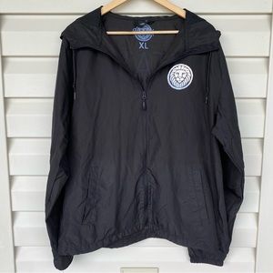 Staix Men's Windbreaker Black Jacket Size XL